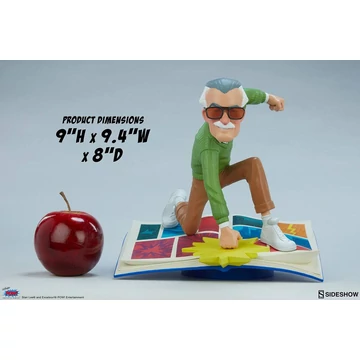 Unruly x Sideshow Marvel Designer Series Szobor The Marvelous Stan Lee by Gabriel Soares 23 cm