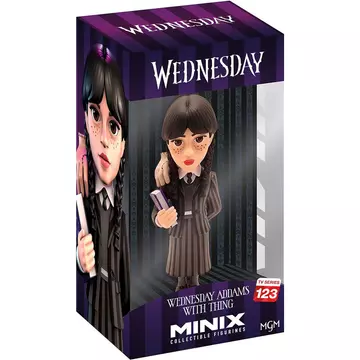 Wednesday - Wednesday Addams És Izé ( Thing ) Minix figura 12cm