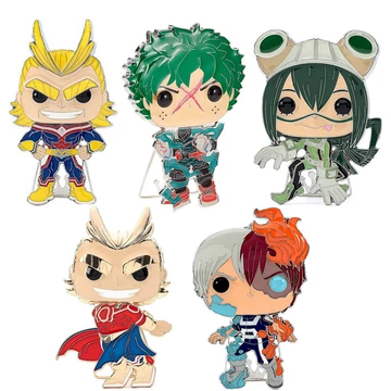 My Hero Academia Assorted Large Enamel FUNKO POP kitűző 10cm