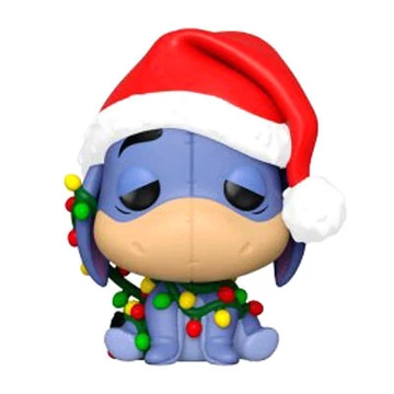 Disney Micimackó FUNKO POP Figura Winnie The Pooh Eeyore Christmas Exclusive