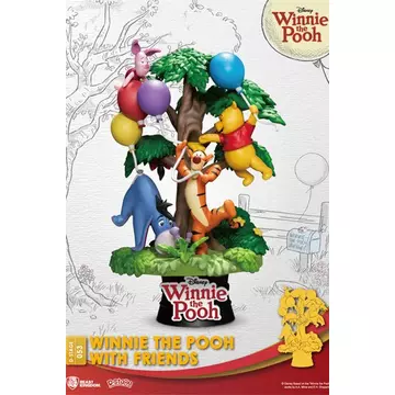 Disney PVC Szobor Winnie The Pooh With Friends 16 cm
