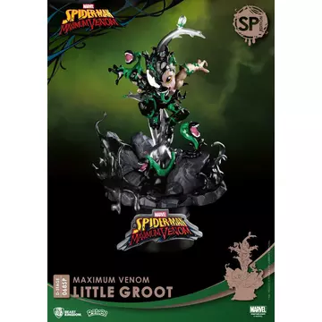 Előrendelhető Marvel Dioráma Venomizált Groot Special Figura 16 cm