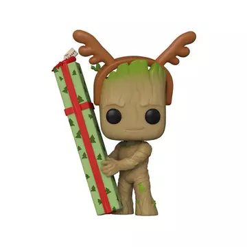 Előrendelhető Guardians of the Galaxy Holiday Special FUNKO POP! Heroes Vinyl Figura Groot 9 cm