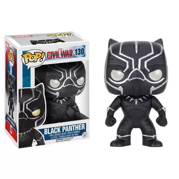 Captain America Civil War POP! Vinyl Bobble-Head Black Panther 10 cm