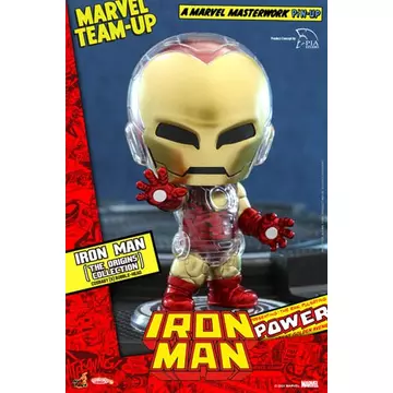 Marvel Comics Cosbaby (S) Figura Iron Man (The Origins Collection) 10 cm