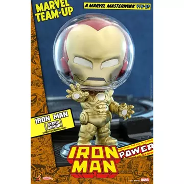 Marvel Comics Cosbaby (S) Figura Iron Man (Hydro Armor) 10 cm