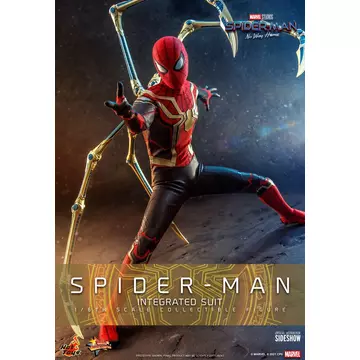 Spider-Man: No Way Home Movie Masterpiece Akció Figura 1/6 Spider-Man (Integrated Suit) 29 cm