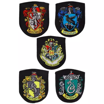 Harry Potter Felvarró 5 Darabos House Crests