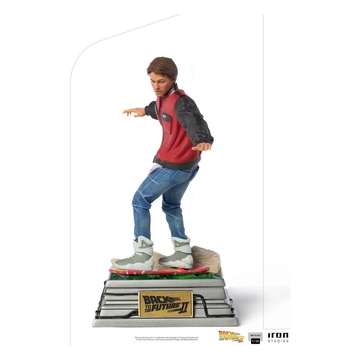 Back to the Future II Art Scale Szobor Iron Studios 1/10 Marty McFly on Hoverboard 22 cm