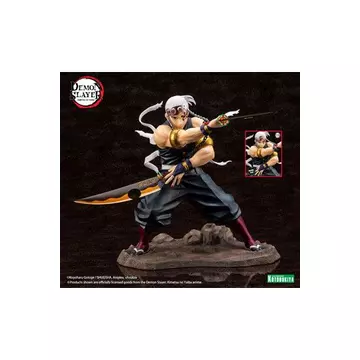 Demon Slayer: Kimetsu no Yaiba ARTFXJ Szobor 1/8 Tengen Uzui Bonus Edition 23 cm