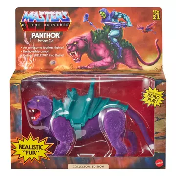 Masters of the Universe Origins Figura 2021 Panthor Flocked Collectors Edition Exclusive 14cm