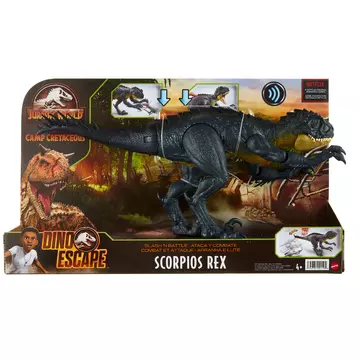 Jurassic World: Camp Cretaceous Dino Escape Akció Figura Slash 'n Battle Scorpios Rex 43 CM