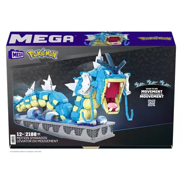 Pokémon Mega Construx Építőjáték Készlet Motion Gyarados 44 cm