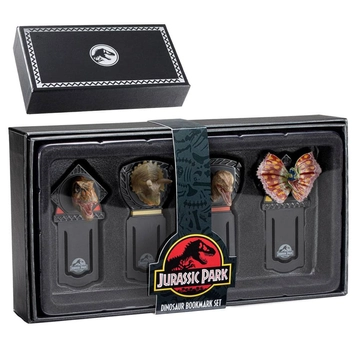 Jurassic Park Könyvjelző Csomag 4 Darabos Díszdobozban Dinosaurs