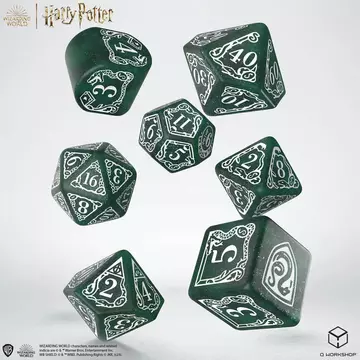 Harry Potter Dobókocka Készlet Slytherin Modern Dice Set - Zöld