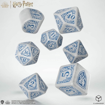 Harry Potter Dobókocka Készlet Ravenclaw Modern Dice Set - Fehér