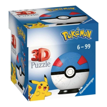 Pokémon 3D Puzzle Pokéballs: Great Ball (55 db)