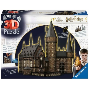 Harry Potter 3D Puzzle Hogwarts Castle: Great Hall - Night Edition (643 Darabos)