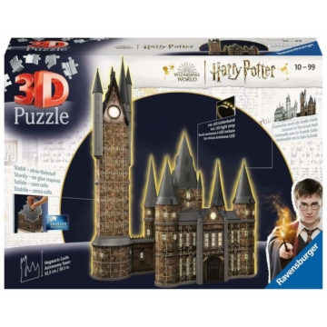 Harry Potter 3D Puzzle Hogwarts Castle: Astronomy Tower - Night Edition (626 Darabos)