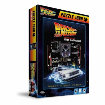 Back to the Future Puzzle Powered by Flux Capacitor Puzzle 1000 DB-os 66x45 CM