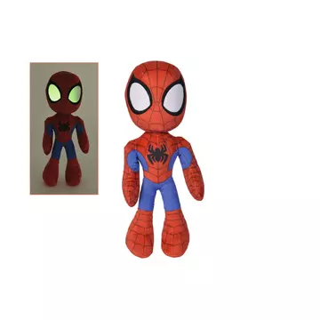 Marvel Plush Akció Figura Glow In The Dark Eyes Spider-Man 25 cm