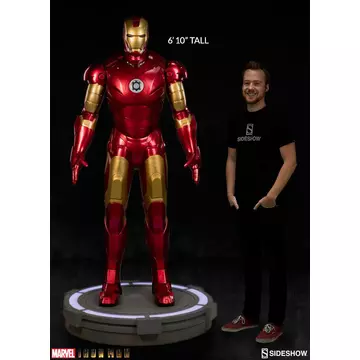 Előrendelhető Iron Man Életnagyságú Szobor Iron Man III 210 cm