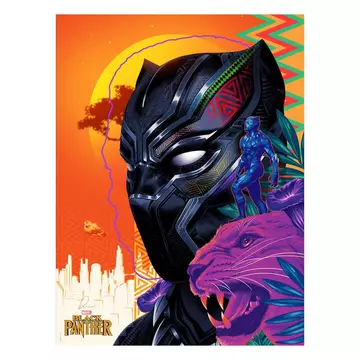 Marvel Art Print Black Panther: Long Live the King 46 x 61 cm - unframed Poszter