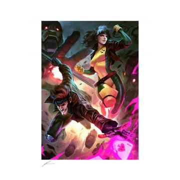 Marvel Art Print Gambit & Rogue 46 x 61 cm