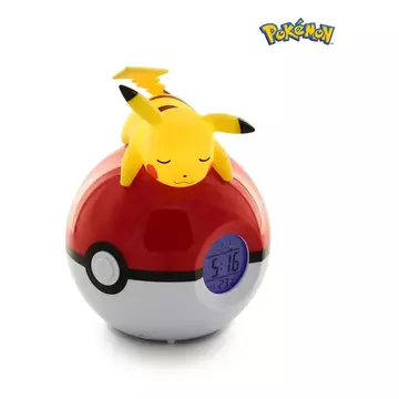 Pokémon Ébresztőóra Pokeball Lámpa Pikachu 18 cm
