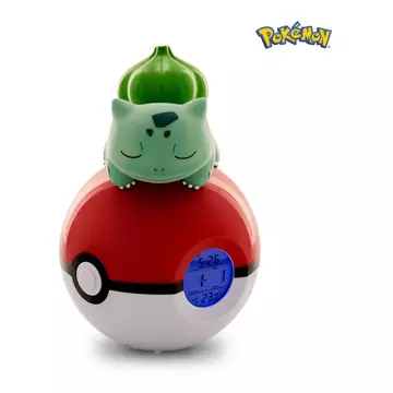 Pokémon Ébresztőóra Pokeball Lámpa Bulbasaur 18 cm