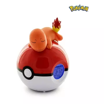 Pokémon Ébresztőóra Pokeball Lámpa Charmander 18 cm