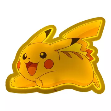 Pokémon LED Fali Lámpa Pikachu 22 cm