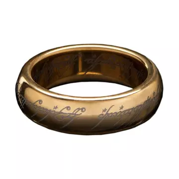 Lord of the Rings Tungsten Ring The One Ring (gold plated) Size 7 Gyűrű