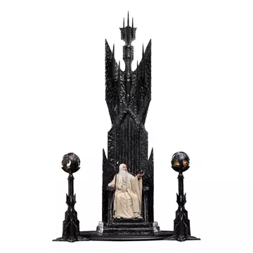 The Lord of the Rings Szobor 1/6 Saruman the White on Throne 110 cm Szobor