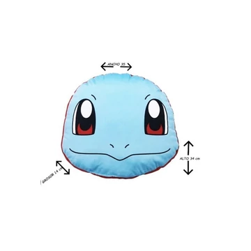 Pokemon Squirtle 3D Plüss Párna