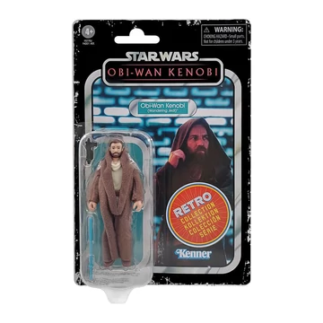 Star Wars: Obi-Wan Kenobi Retro Collection Akciófigura 2022 Obi-Wan Kenobi (Wandering Jedi) 10 cm