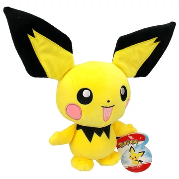 Jazwares Pichu Pokemon 20cm Plüss Plüssfigura