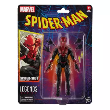 Spider-Man Comics Marvel Legends Akciófigura Pókember Spider-Shot 15 cm