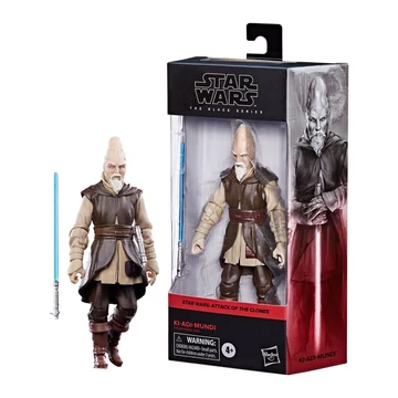 Star Wars Episode II Black Series Akciófigura Ki-Adi-Mundi 15 cm Jedi Mester Játékfigura