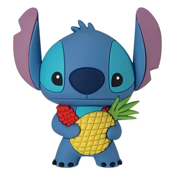 Monogram Lilo & Stitch Stitch with Pineapple Mágnes 3D