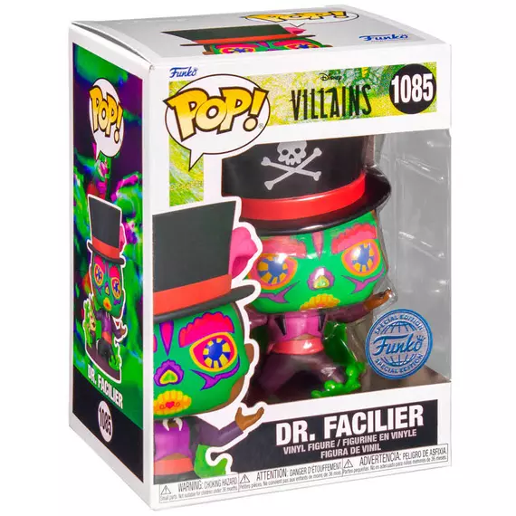 Disney: Villains Funko POP! Disney Figura Sugar Skull Facilier with Base Special Edition 9 cm