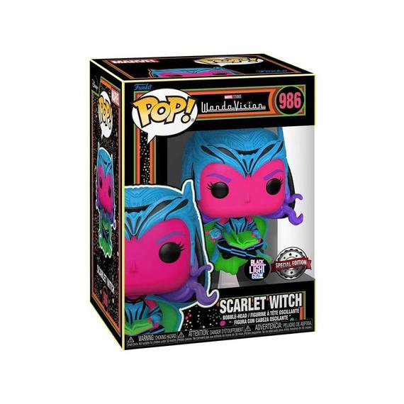 WandaVision Funko POP! Figura Scarlet Witch(Blacklight) 9 cm