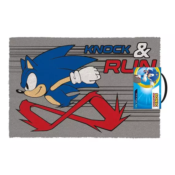 Sonic The Hedgehog Knock And Run - Lábtörlő 40 x 60 cm