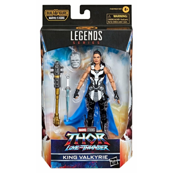 Thor: Love and Thunder Marvel Legends Series Akció Figura 2022 Marvel's Korg BAF #3 - King Valkyrie 15 cm
