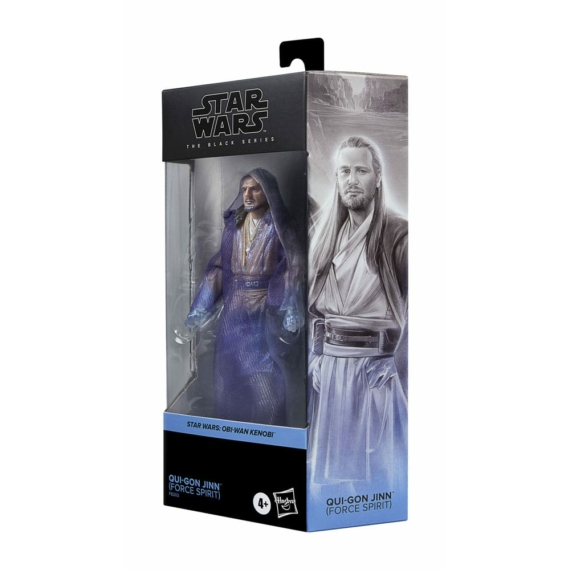 Star Wars: Obi-Wan Kenobi Black Series Akció Figura - Qui-Gon Jinn (Force Spirit) 15 cm
