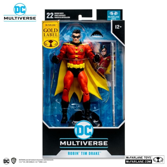DC Multiverse Akció Figura Robin (Tim Drake) Gold Label 18 cm