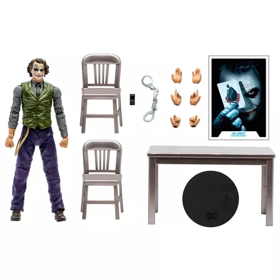 DC Multiverse Akció Figura The Joker (Jail Cell Variant) (The Dark Knight) (Gold Label) 18 cm