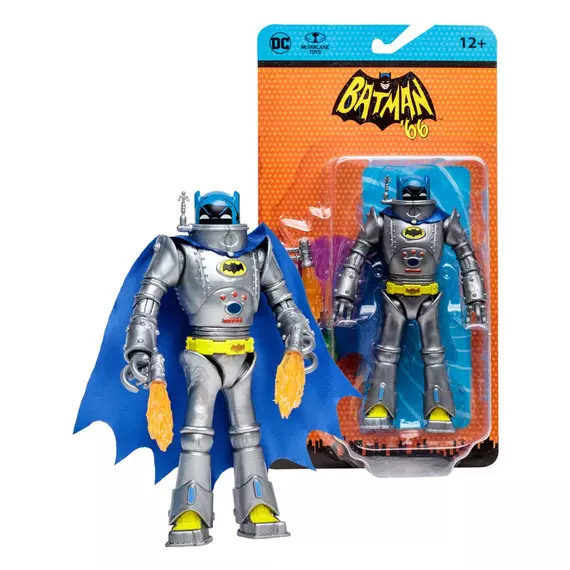 DC Retro Akció Figura Batman 66 Robot Batman (Comic) 15 cm