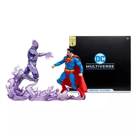 DC Collector Multipack Akció Figura - Atomic Skull vs. Superman (Action Comics) (Gold Label) 18 cm