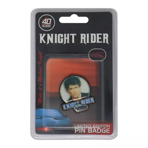 Knight Rider Pin 40th Anniversary Limited Edition Kitűző
